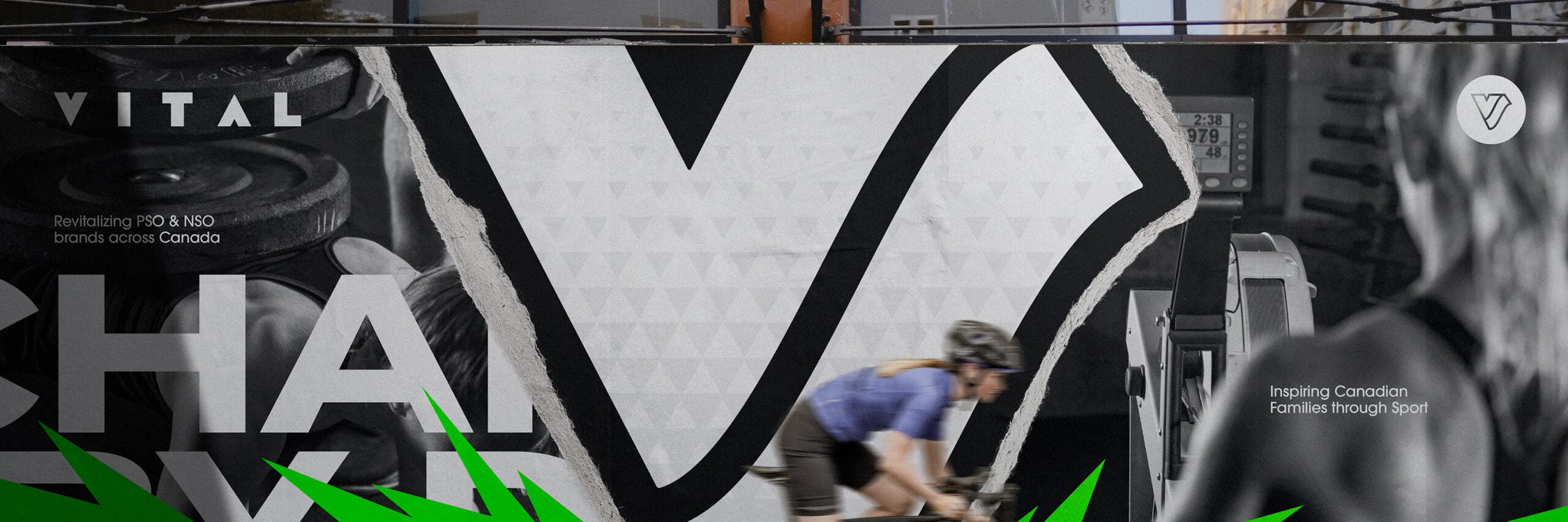 Wall Posters Mockup - Cyclist - VITAL